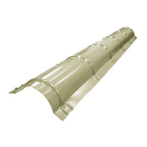 Конек полукруглый  ral 1015 "Светлая слоновая кость" 1.25 м