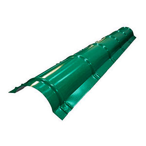 Конек полукруглый  ral 6002 "Зеленая листва" 1.25 м